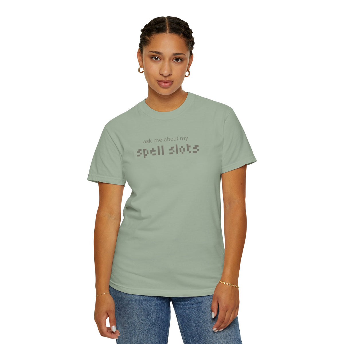 ask me about my SPELL SLOTS tshirt